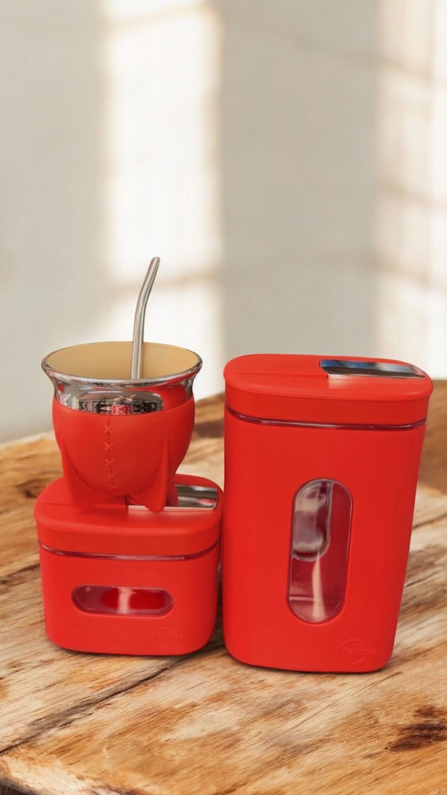 Set matero Pampa rojo