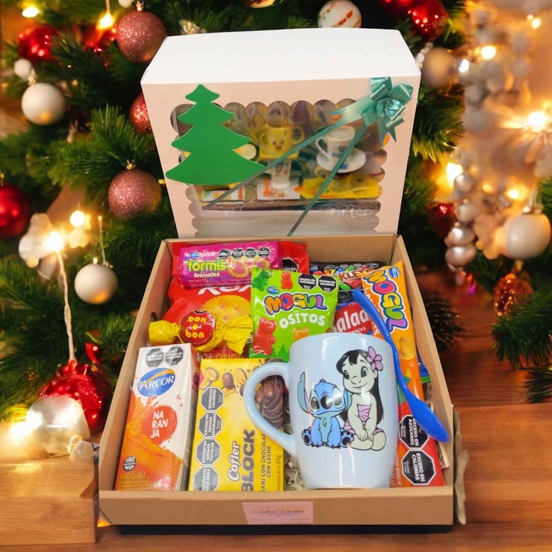 Box Stich con taza de cerámica