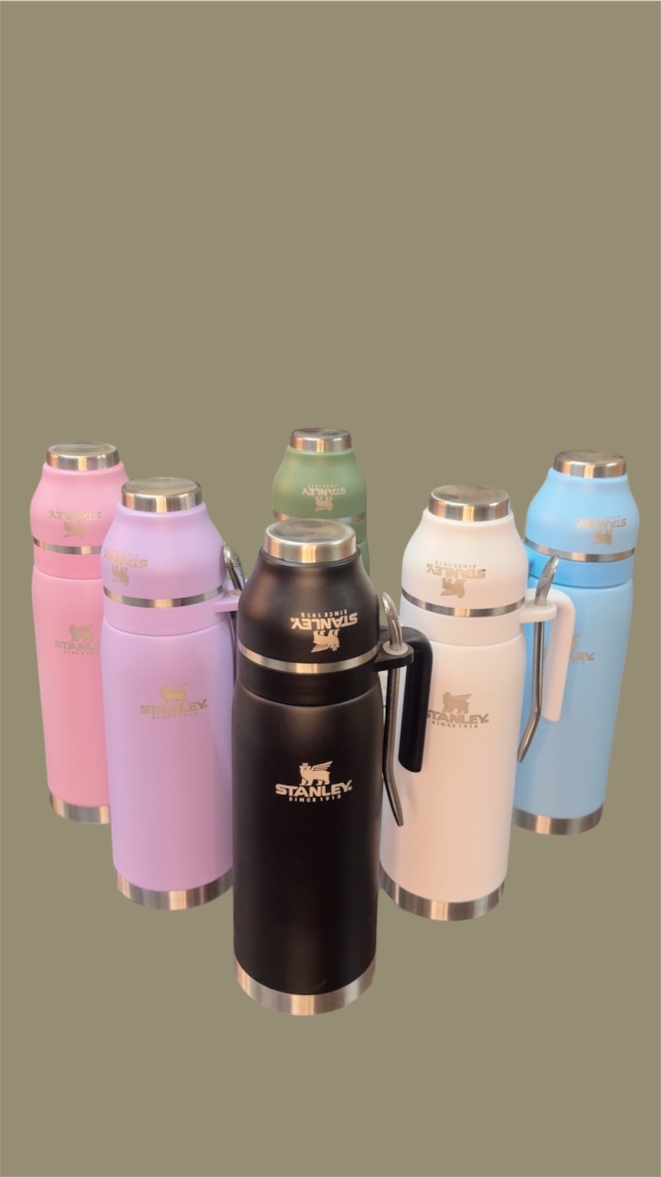 Combo termo mate y bombilla